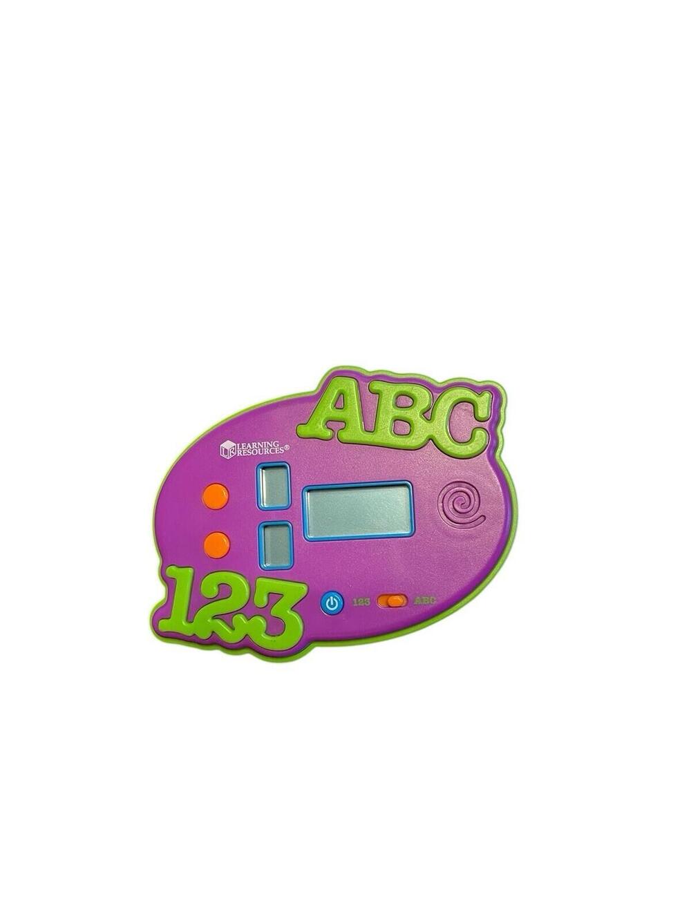 Learning Resources Electronic Handheld ABC 123 TESTED